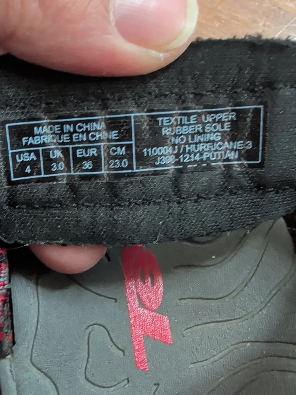 Teva Hurricane 3 Putian Red Patterned Strappy Hiking Sandals